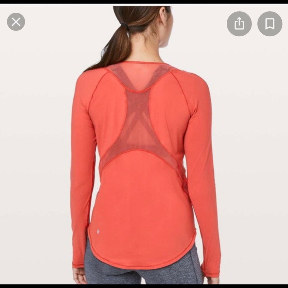 Lululemon sculpt long sleeve shirt